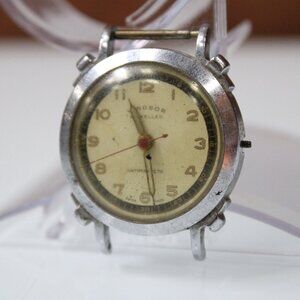 Vintage Windsor 7 Jewelled Vintage Swiss Watch Antimagnetic 30mm Case Needs Work